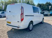 Ford Transit Custom Crew Cab AUTO SWB L1H1 Limited 320 A/C Alloys Cam Nav Sensors EURO 6 7