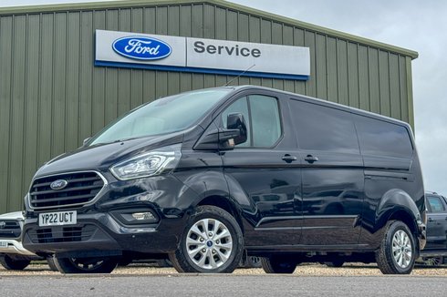 Ford Transit Custom LWB L2H1 Low Roof Limited 300 Air Con Alloys Sensors EURO 6