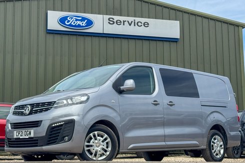 Vauxhall Vivaro Crew Cab LWB L2H1 Low Roof Sportive 2900 Air Con Sensors EURO 6 NO VAT
