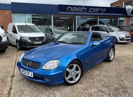2002 slk 2002 (02) 2.3 slk230 kompressor 2dr £4,750 year 2002 (02) mileage 77,000 miles colour lazulite blue metallic interior trim... photo