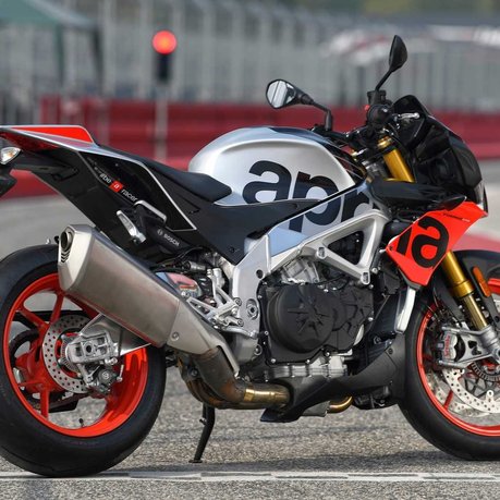 Aprilia V4 Tuono 1100 Parked In A Pitlane