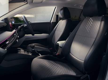 Image of the inside of the new Kia stonic.