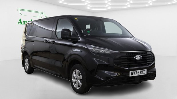 Ford Transit Custom AUTO LWB L2H1 Low Roof Limited Crew Van Air Con Alloys Sensors Cam EURO 6 2