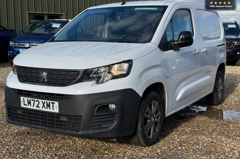 Peugeot Partner SWB L1H1 Low Roof Asphalt Air Con Alloys Camera Nav Sensors SELECT