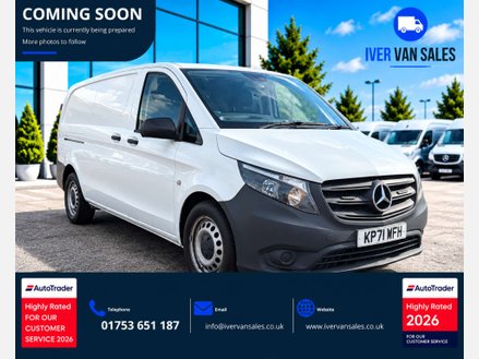 Mercedes-Benz Vito 2.0 116 CDI Progressive Panel Van 5dr Diesel G-Tronic RWD L3 Euro 6 (s/s) (