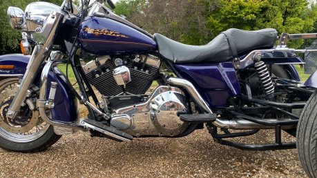 Harley-Davidson Dyna ROAD KING, 2001, 15K, 1450CC TRIKE, 3 WHEELER, PROJECT 14