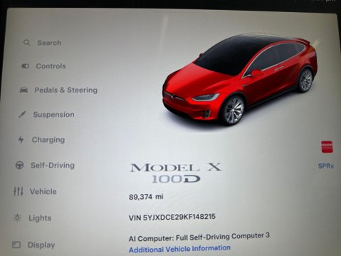 Tesla Model X 100D (Dual Motor) SUV 5dr Electric Auto 4WDE (417 bhp) Alloys - Bluetooth - 14