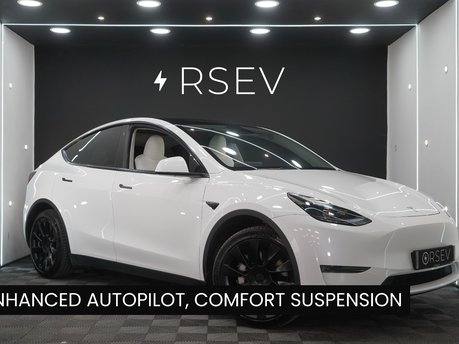 Tesla Model Y LONG RANGE AWD Enhanced Autopilot White Interior 20" Induction Alloys VAT Q