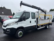 Iveco Daily 70C18D Crew Cab Dropside with Hiab X-Hiduo 062 Crane 1
