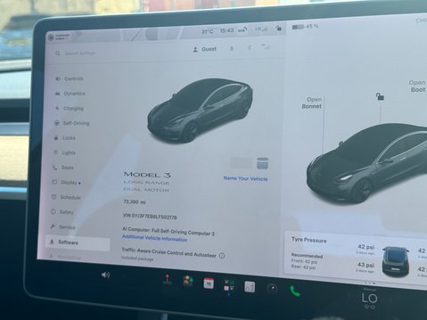 Tesla Model 3 (Sold) (Dual Motor) Long Range Saloon 4dr Electric Auto 4WDE (346 ps) 26
