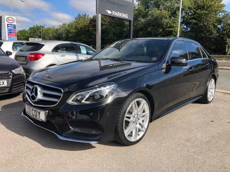 Mercedes-Benz E Class E350d 3.0 BLUETEC AMG SPORT Automatic very high spec 64000m FSH Pan Roof 22