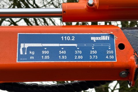 Ford Transit 350 Srw 130 ps Dropside Truck with Maxilift PH110 Crane 9