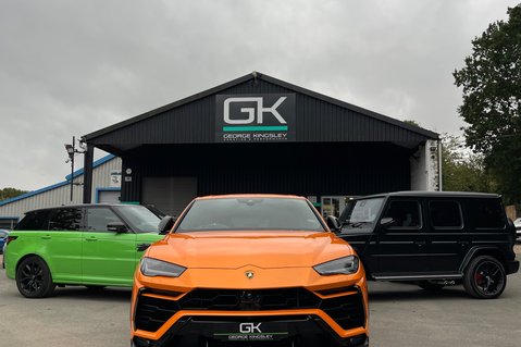 Lamborghini Urus V8 - ORANGE -AKRAPOVIC EXHAUST -PAN ROOF -B&O-MASSAGE SEATS-BLIND SPOT -ACC 94