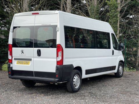 Peugeot Boxer BLUE HDI 335 L3H2 17 seat NON-D1 Minibus with ramps, sensors. ULEZ 13