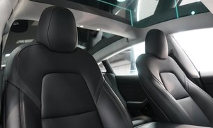 Tesla Model 3 PERFORMANCE Alcantara Dash and Door Trims Swivel Screen Mount  4