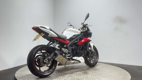 Triumph Street Triple R 2015 15K QUICK SHIFTER ARROW EXHAUST NEW MOT NAKED BIKE 2