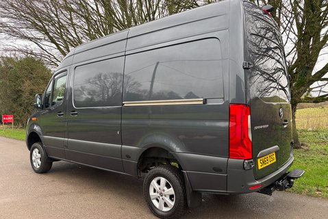 Mercedes-Benz Sprinter 316 Cdi L2 H2 4x4 Panel Van with Air Con & Leather 6