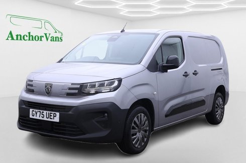 Peugeot Partner AUTO LWB L2H1 Low Roof Asphalt Air Con Sensors Cam EURO 6