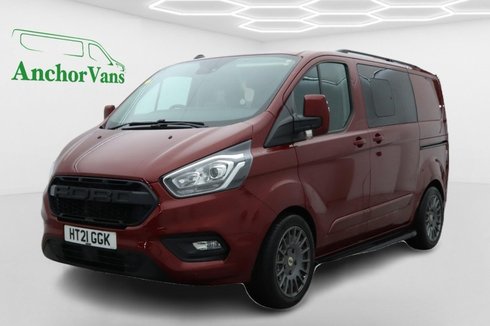 Ford Transit Custom Crew Cab SWB L1H1 Low Roof Limited 300 Air Con Alloys Sensors EURO 6