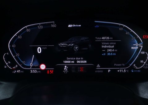 BMW 3 Series 2.0 330E M Sport Auto 5dr 18