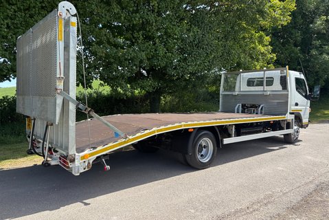 Mitsubishi Canter 7C18 Duonic Beavertail with Hydraulic Ramps - Air Con 2