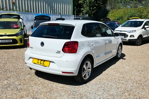 Volkswagen Polo MATCH TSI.. 11 MAIN DEALER SERVICES.. 1 PREVIOUS KEEPER.. £20 ROAD TAX..A/C 9
