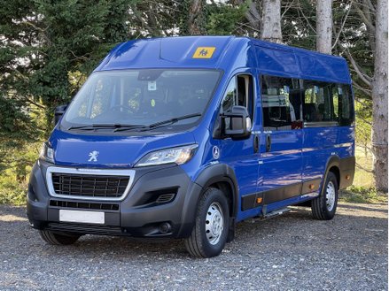 Peugeot Boxer 2.2 17-seat Minibus Lite, Non-D1 with Telescopic Ramps. 5dr Diesel Manual L