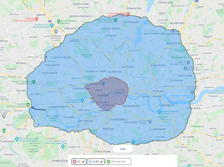 ULTRA LOW EMISSION ZONE - LONDON 