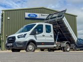 Ford Transit Tipper Crew Cab LWB L3 Leader 350 Dual Rear Wheel Tow Bar EURO 6 1