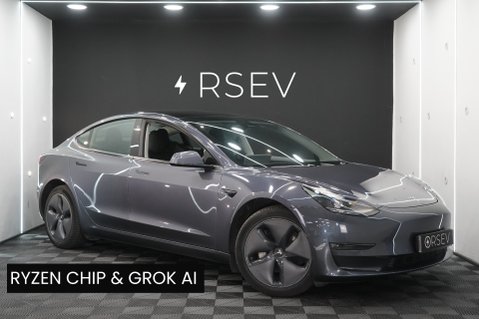Tesla Model 3 LONG RANGE AWD Ryzen with GROK AI One Owner Heat Pump Adaptive LEDs VAT Q 