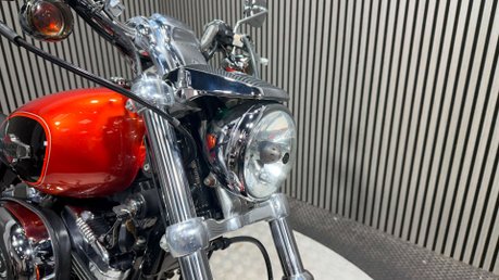 Harley-Davidson Sportster 1200 XL1200C 2011 ONLY 7K NEW MOT CUSTOM CRUISER BIKE 26
