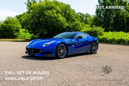 Ferrari F12 TDF ATELIER EXAMPLE. WARRANTY. VETTEL & RAIKKONEN SIGNATURE. FRONT LIFT.