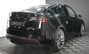 Tesla Model Y PERFORMANCE AWD GROK AI Assistant Solid Black Black Interior One Owner VATQ 9