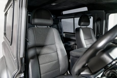 Land Rover Defender 90 TD XS STATION WAGON. COMPREHENSIVE LSH. VB AIR SUSPENSION. KHAN WHEELS. 14