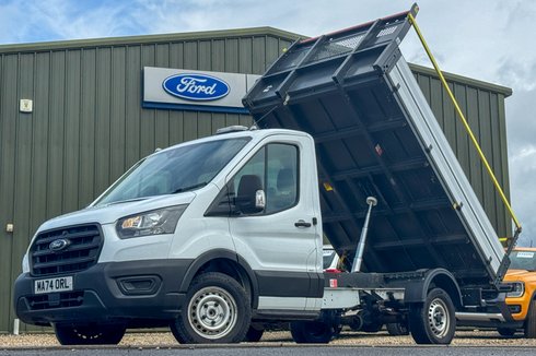 Ford Transit Tipper MWB L2 Leader 350 Air Con Tow Bar EURO 6