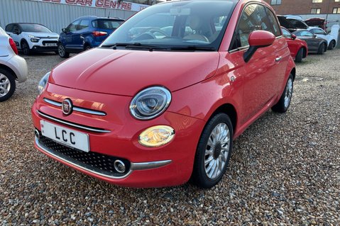 Fiat 500 1.2 LOUNGE LOOK! JUST 62000 MILES! 1 PREVIOUS KEEPER! GLASS ROOF ,BLUETOOTH 4