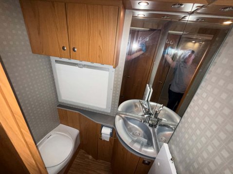 Burstner Argos 748-2 6 berth, large garage, tag axle, race van race truck 12
