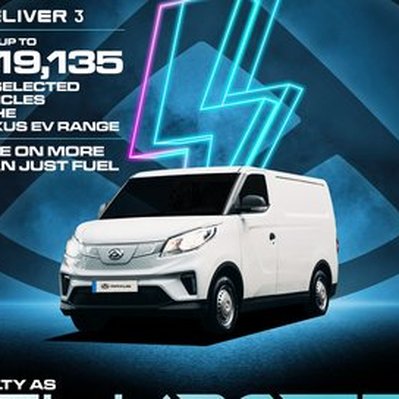 Discover the Maxus eDELIVER 3 | Save up to £19,135 across the EV Range