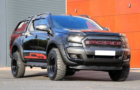 3.2 No VAT Ford Ranger Seeker Raptor Edition Truck in black!
