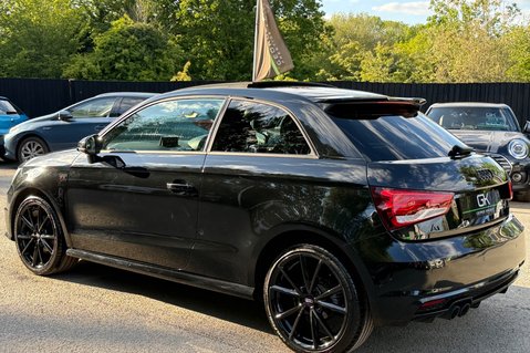 Audi A1 TFSI BLACK EDITION NAV -PANORAMIC SUNROOF - ALL BLACK  2