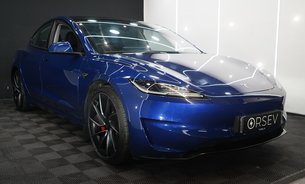 Tesla Model 3 PERFORMANCE AWD Deep Blue Metallic GROK AI RYZEN 20" ALLOYS BLACK INTERIOR 9
