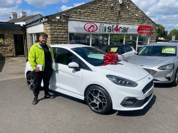 Kobe from Hull collecting his new Ford Fiesta ST