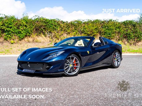 Ferrari 812 GTS BLU MONTREAL. CARBON FIBRE INT & EXT. CARPLAY. PASSENGER DISPLAY. LIFT