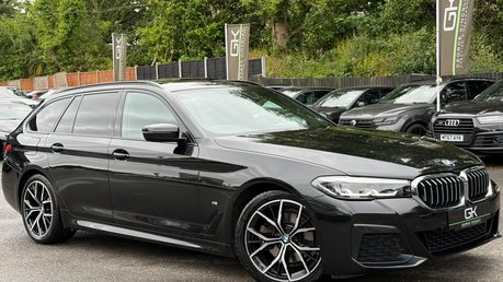 BMW 5 Series 520D M SPORT TOURING -FULL SERVICE HISTORY -TWIN DASHCAMS -GHOST -BIG AUDIO 