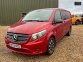 Mercedes-Benz Vito Crew Cab AUTO XLWB L3H1 Premium Plus 116 Alloys Sensors Tow Bar NO VAT EURO 3