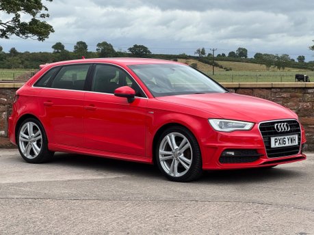 Audi A3 2.0 TDI S line Sportback S Tronic Euro 6 (s/s) 5dr (Nav)