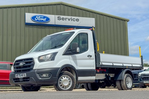 Ford Transit Tipper MWB L2 Leader 350 AIR CON Dual Rear Wheel Camera Tow Bar EURO 6