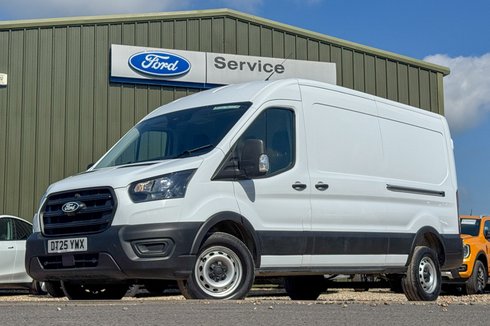 Ford Transit LWB L3H2 Medium Roof Leader 350 Sensors EURO 6 (CAT S Insurance Loss)