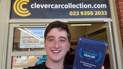 Clever Car Collection celebrates hat-trick of customer service awards in 2026
