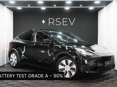 Tesla Model Y LONG RANGE AWD Solid Black Battery Tested - 90% GROK AI One Owner VAT Q